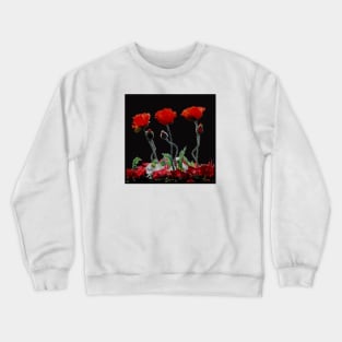 Remembrance poppies Crewneck Sweatshirt